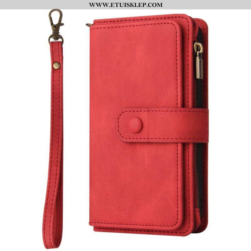 Etui Folio do iPhone 14 Wielofunkcyjny Uchwyt Na Karty